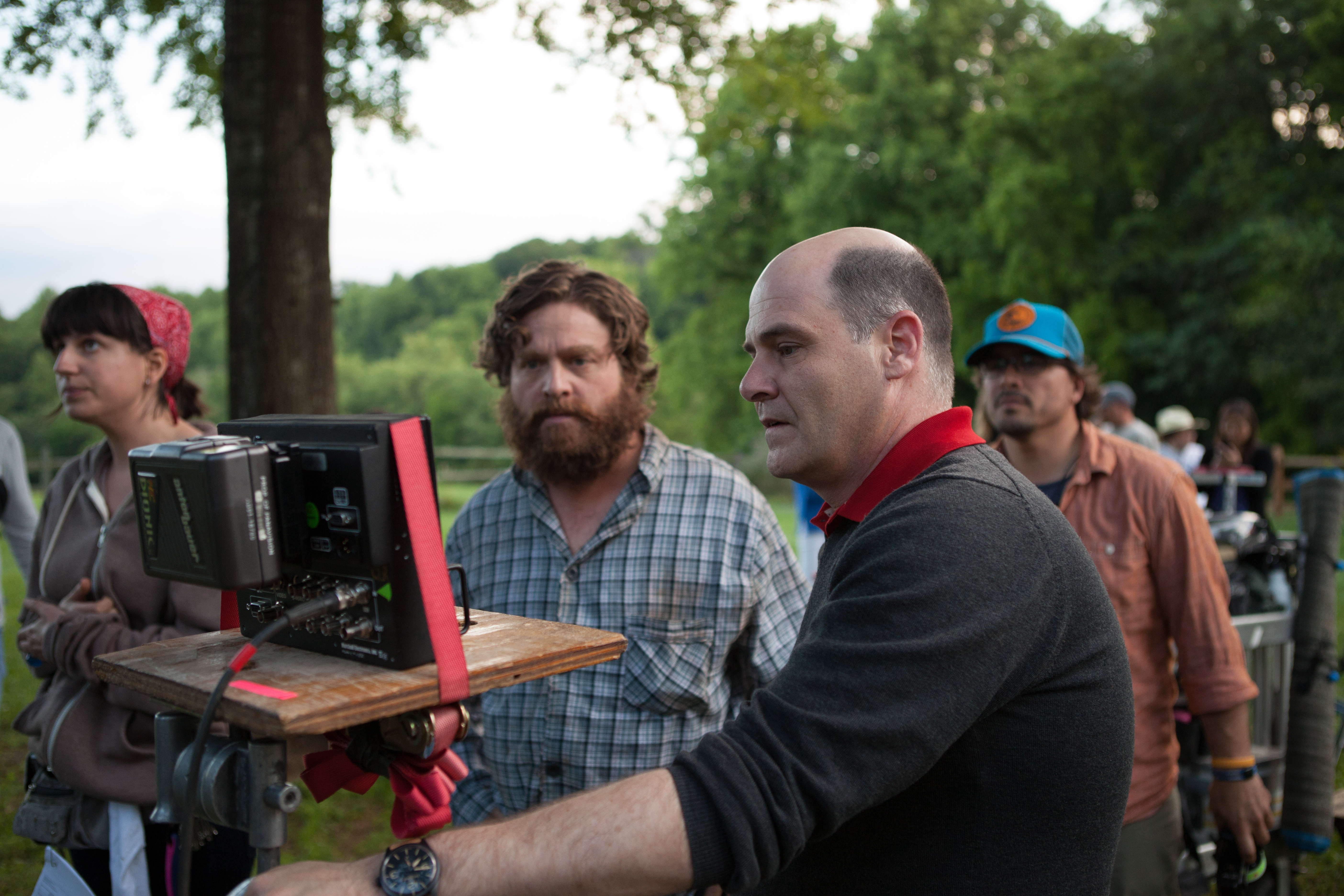 Zach Galifianakis and Matthew Weiner in Are You Here (2013)