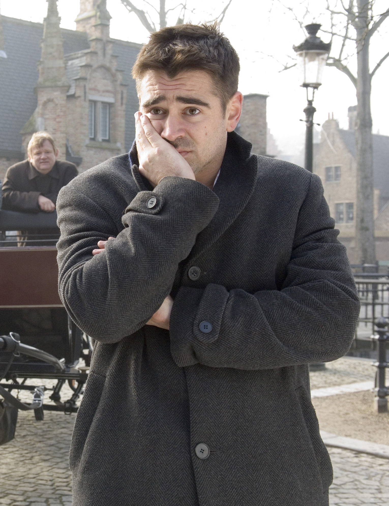 Colin Farrell and Brendan Gleeson in In Bruges (2008)