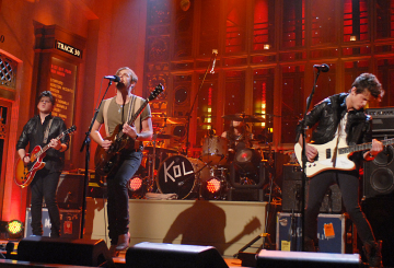 Jared Followill, Caleb Followill, Nathan Followill, Matthew Followill, and Kings of Leon in Saturday Night Live (1975)