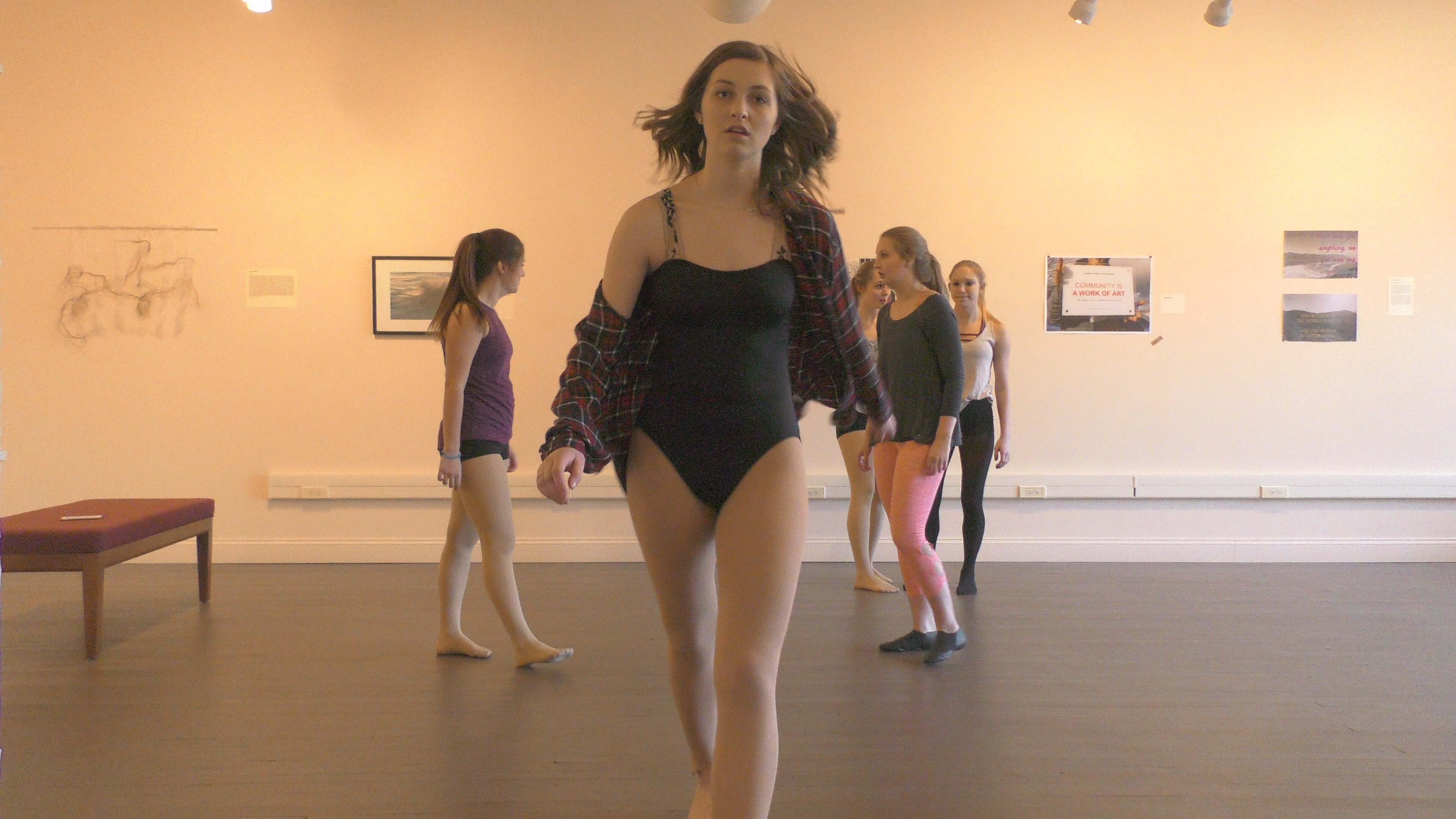 Caroline Walter, Paige Cummings, Maddy Dorman, Bethany Stravato, and Mikayla Johnson in My Dance Vlog Is Haunted (2016)