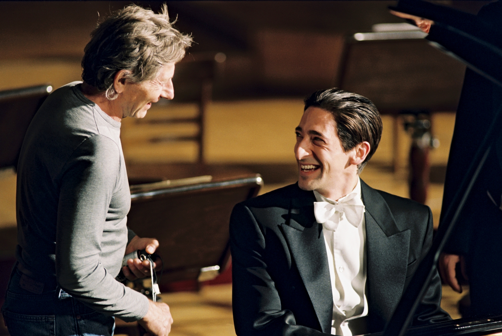 Roman Polanski and Adrien Brody in The Pianist (2002)