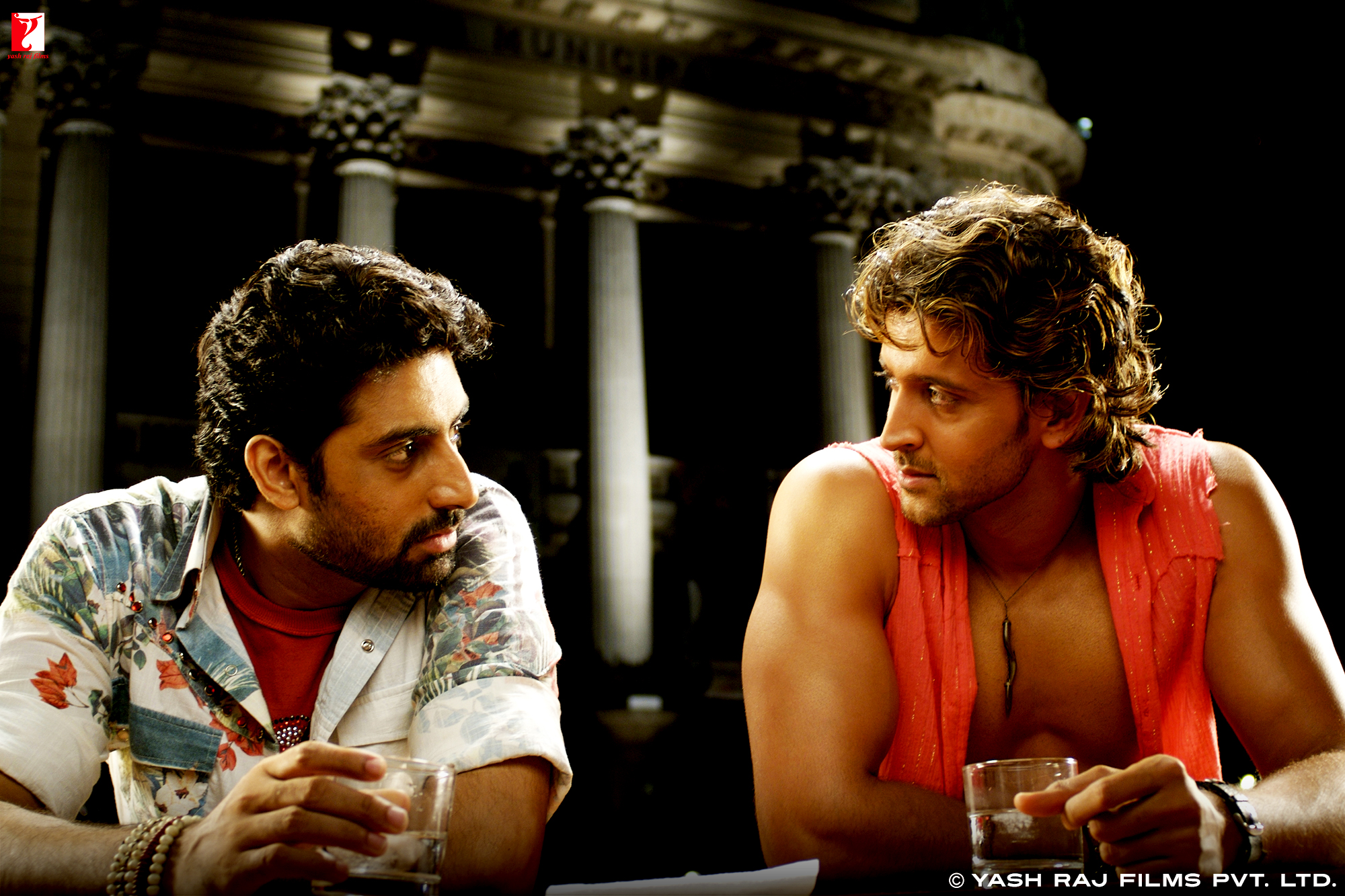 Hrithik Roshan and Abhishek Bachchan in Dhoom 2 (2006)