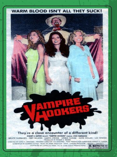 John Carradine, Katie Dolan, Karen Stride, and Lenka Novak in Vampire Hookers (1978)