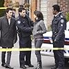 Ben Bass, Lyriq Bent, Noam Jenkins, and Missy Peregrym in Rookie Blue (2010)