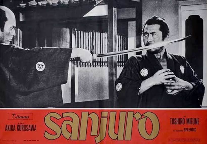 Toshirô Mifune and Tatsuya Nakadai in Sanjuro (1962)