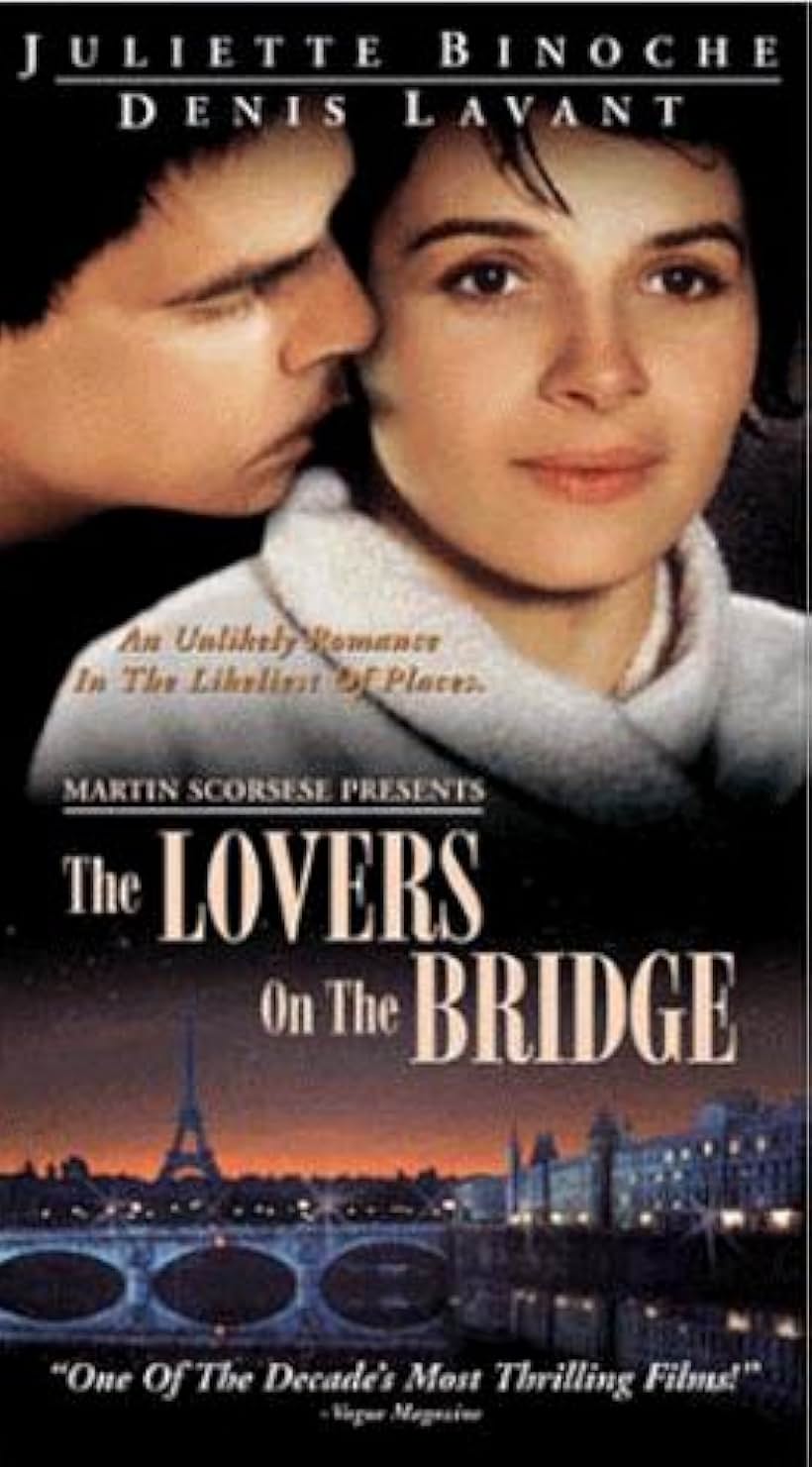 Juliette Binoche and Denis Lavant in The Lovers on the Bridge (1991)