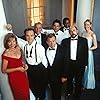 Rob Lowe, Martin Sheen, Allison Janney, Dulé Hill, Janel Moloney, Richard Schiff, John Spencer, and Bradley Whitford in The West Wing (1999)