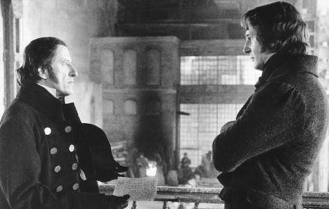 Liam Neeson and Geoffrey Rush in Les Misérables (1998)