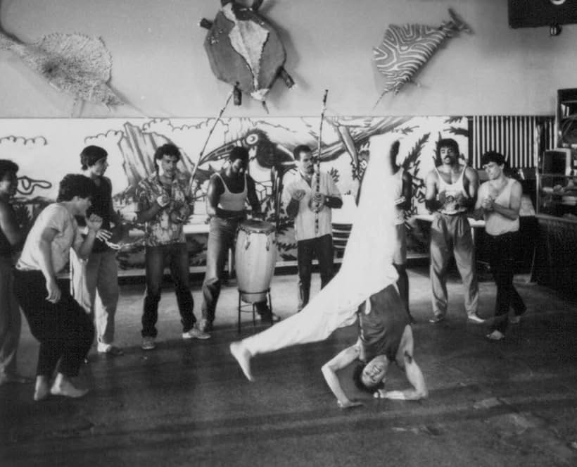 Jason Gedrick and Troy Byer in Rooftops (1989)