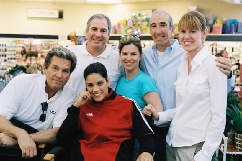 Jeff Bridges, Gary Barber, Jessica Bendinger, Roger Birnbaum, Gail Lyon, and Missy Peregrym in Stick It (2006)