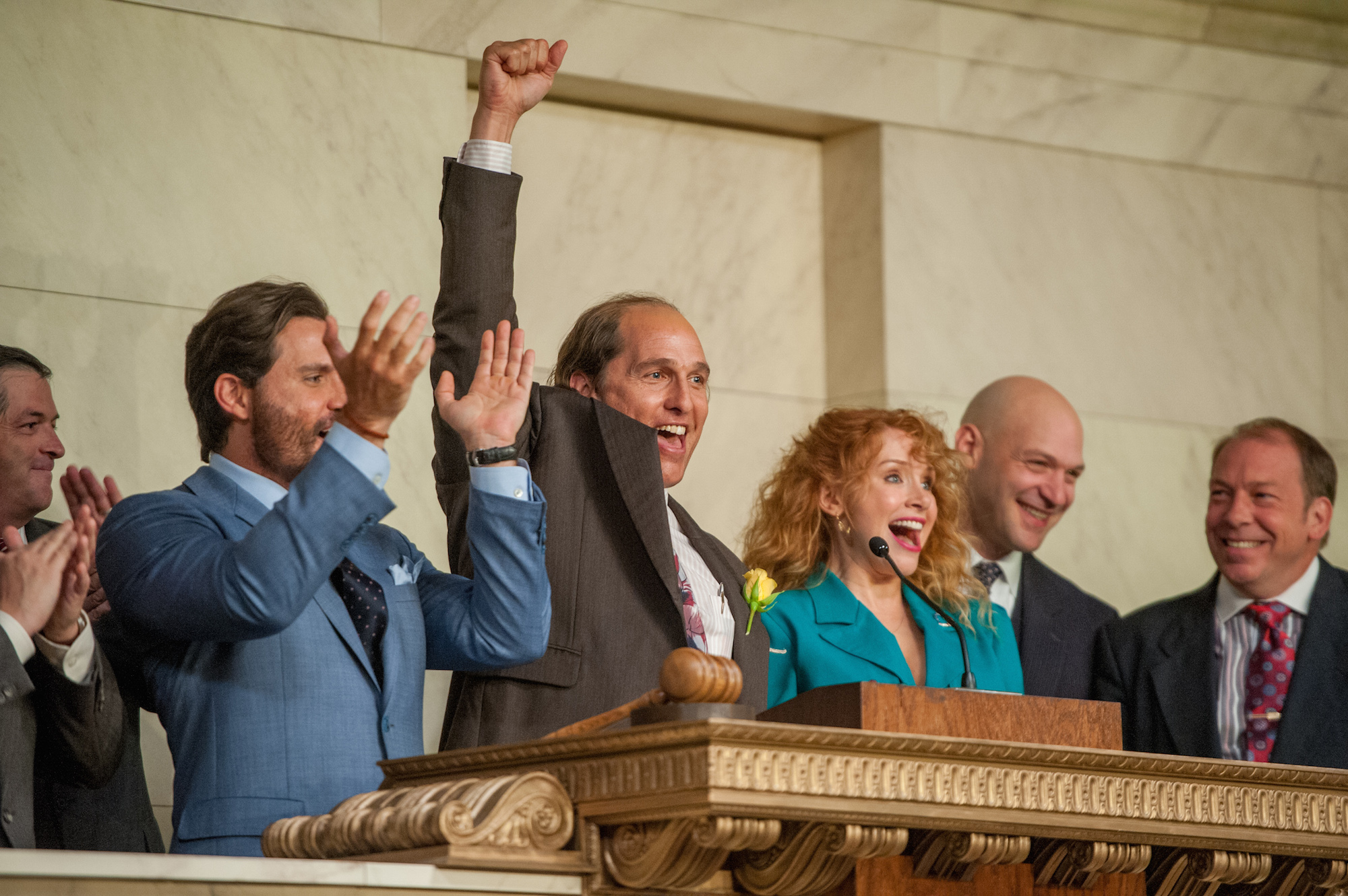 Matthew McConaughey, Bryce Dallas Howard, Corey Stoll, and Edgar Ramírez in Gold (2016)