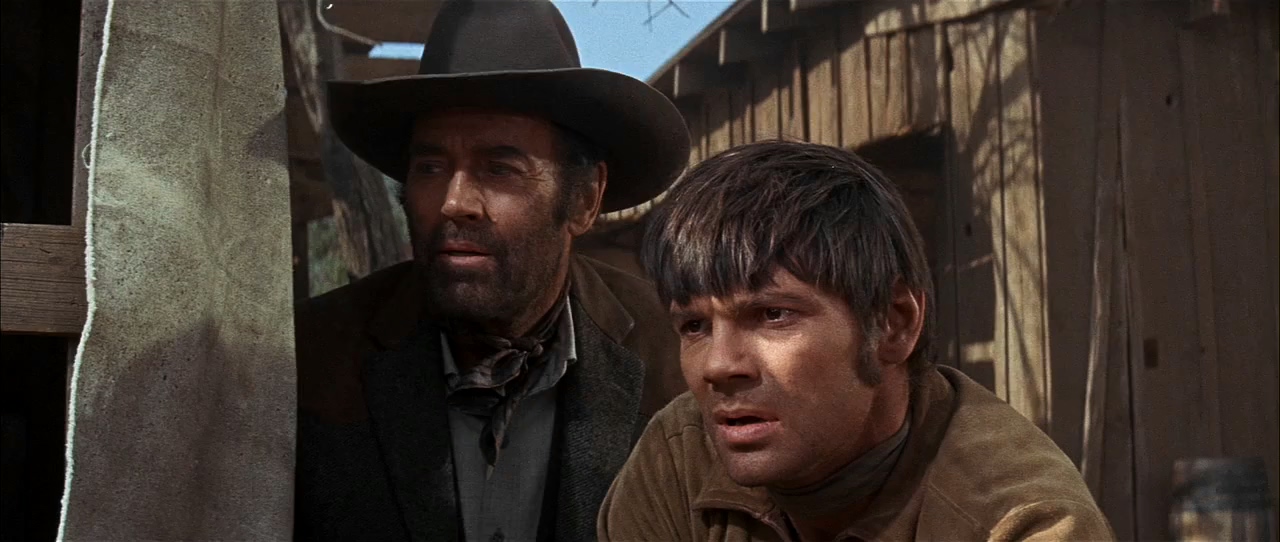 Henry Fonda and Gary Lockwood in Firecreek (1968)