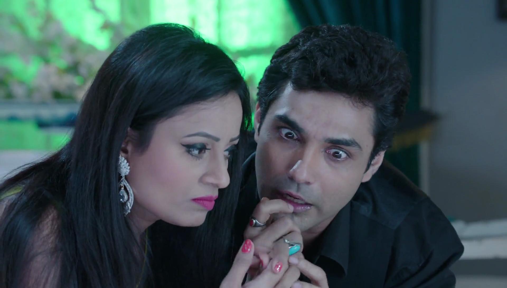 Mazher Sayed and Priya Shinde in Naagin (2015)