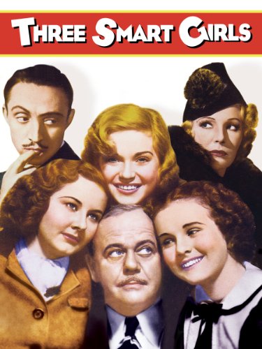 Binnie Barnes, Deanna Durbin, Mischa Auer, Nan Grey, Barbara Read, and Charles Winninger in Three Smart Girls (1936)