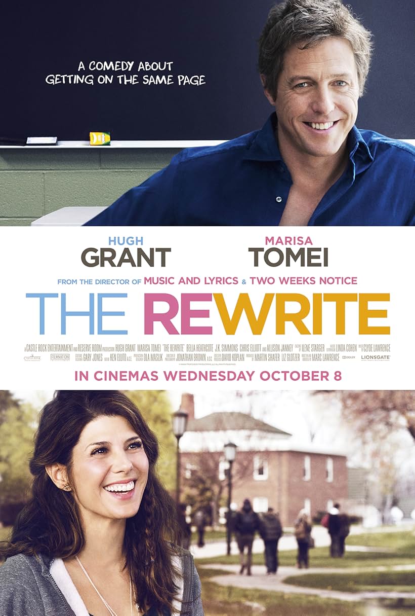 Hugh Grant and Marisa Tomei in The Rewrite (2014)