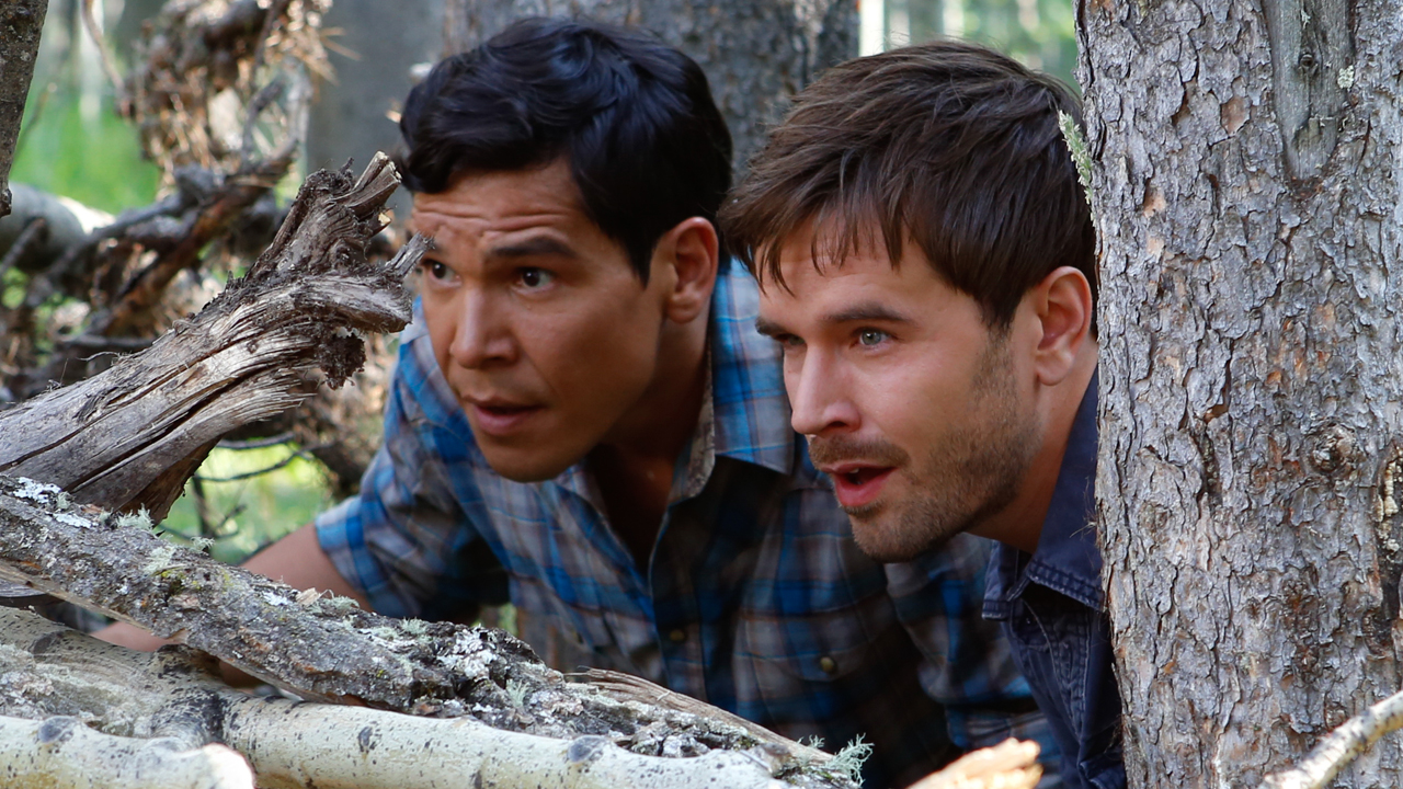 Nathaniel Arcand and Graham Wardle in Heartland (2007)