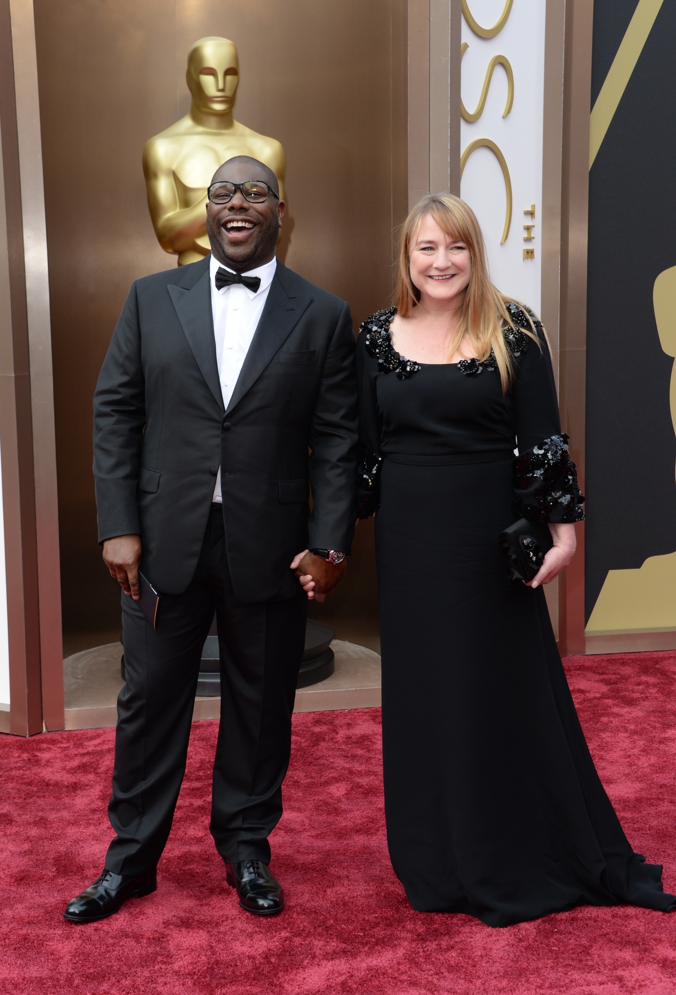 Steve McQueen and Bianca Stigter at an event for The Oscars (2014)