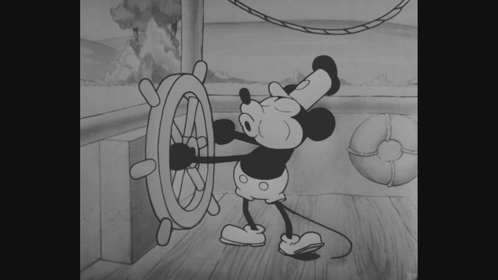 Walt Disney in Steamboat Willie (1928)