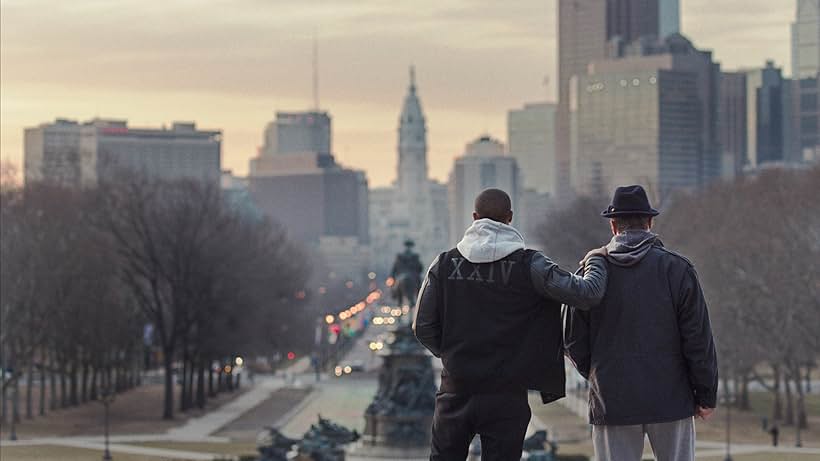 Sylvester Stallone and Michael B. Jordan in Creed (2015)