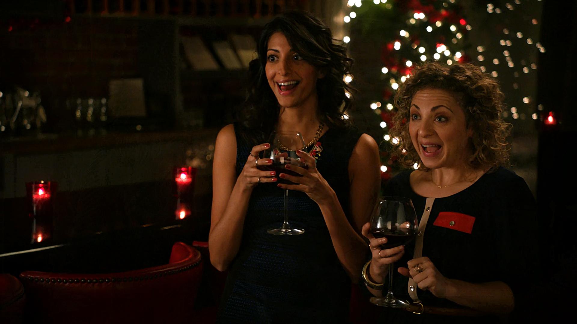 Emma Fassler and Meera Rohit Kumbhani in Married by Christmas (2016)