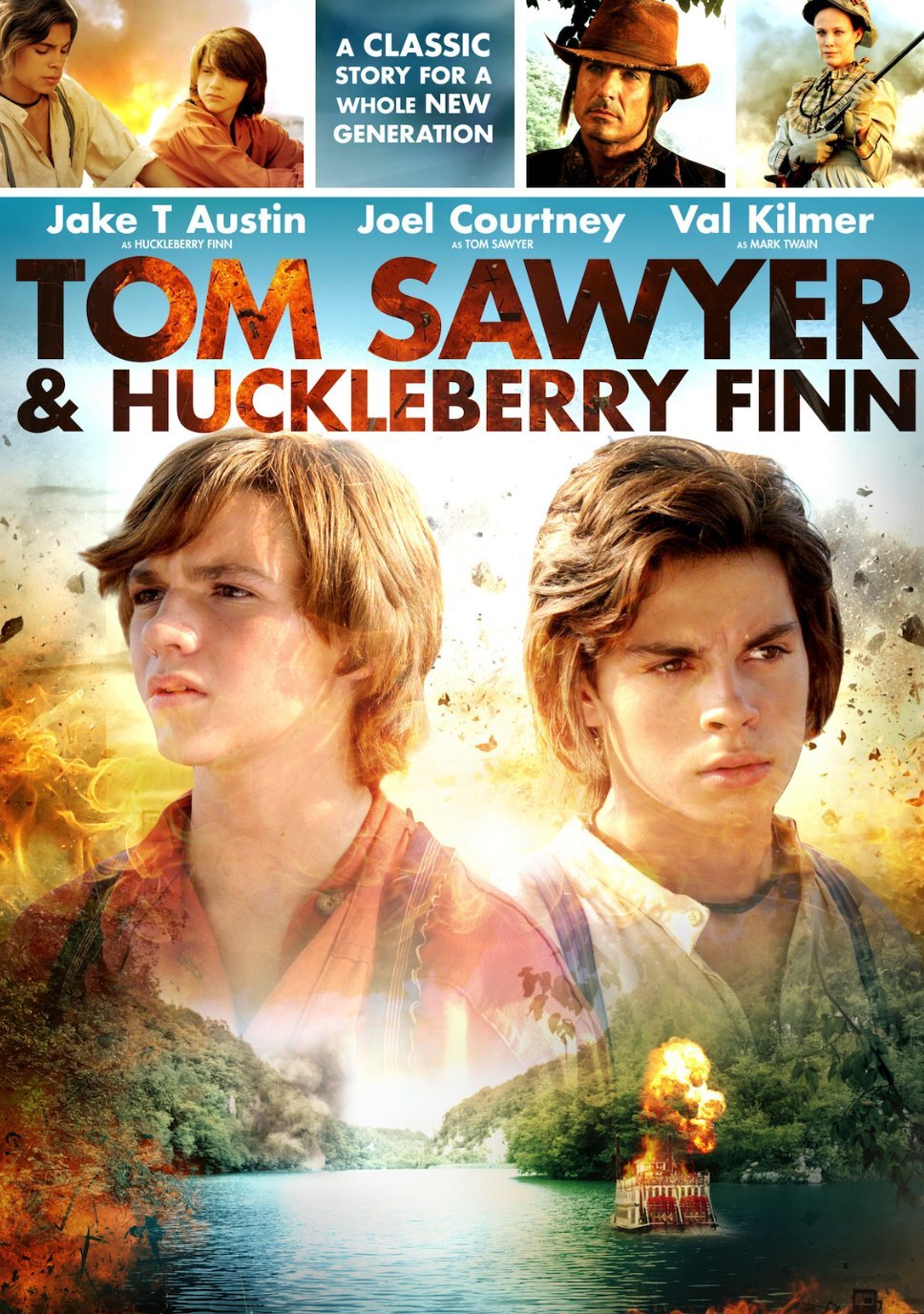 Joel Courtney and Jake T. Austin in Tom Sawyer & Huckleberry Finn (2014)