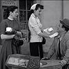 Lou Costello, Jo-Carroll Dennison, and Jarma Lewis in The Abbott and Costello Show (1952)