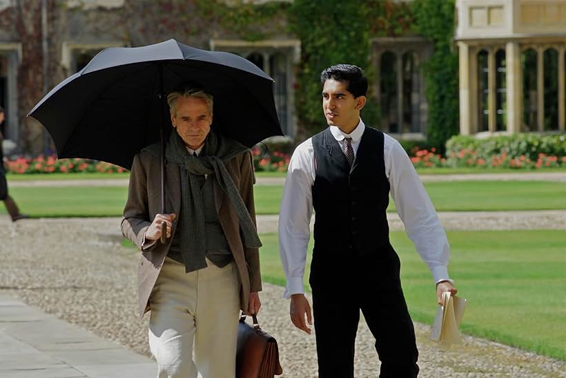 Jeremy Irons and Dev Patel in The Man Who Knew Infinity (2015)