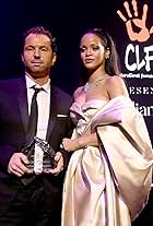 Rihanna and Michael Rapino