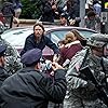 Brad Pitt, Mireille Enos, Sterling Jerins, and Abigail Hargrove in World War Z (2013)