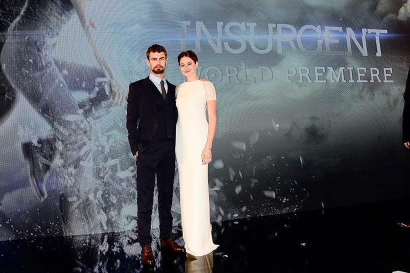 Shailene Woodley and Theo James at an event for The Divergent Series: Insurgent (2015)