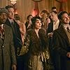 Malcolm Barrett, Abigail Spencer, Brandon Barash, and Victor Zinck Jr. in Timeless (2016)