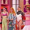 Corinne Draï, Athena Sorgelikis, Mademoiselle Boop, Peach, Susan, and Valenciaga in Drag Race Belgique (2023)