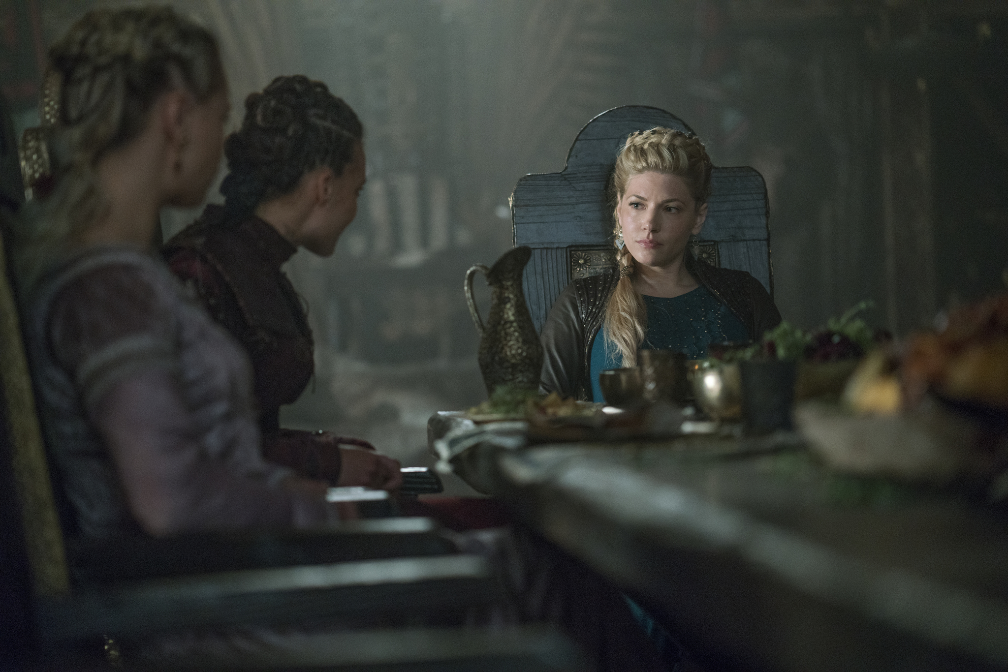 Katheryn Winnick, Ida Nielsen, and Josefin Asplund in Vikings (2013)