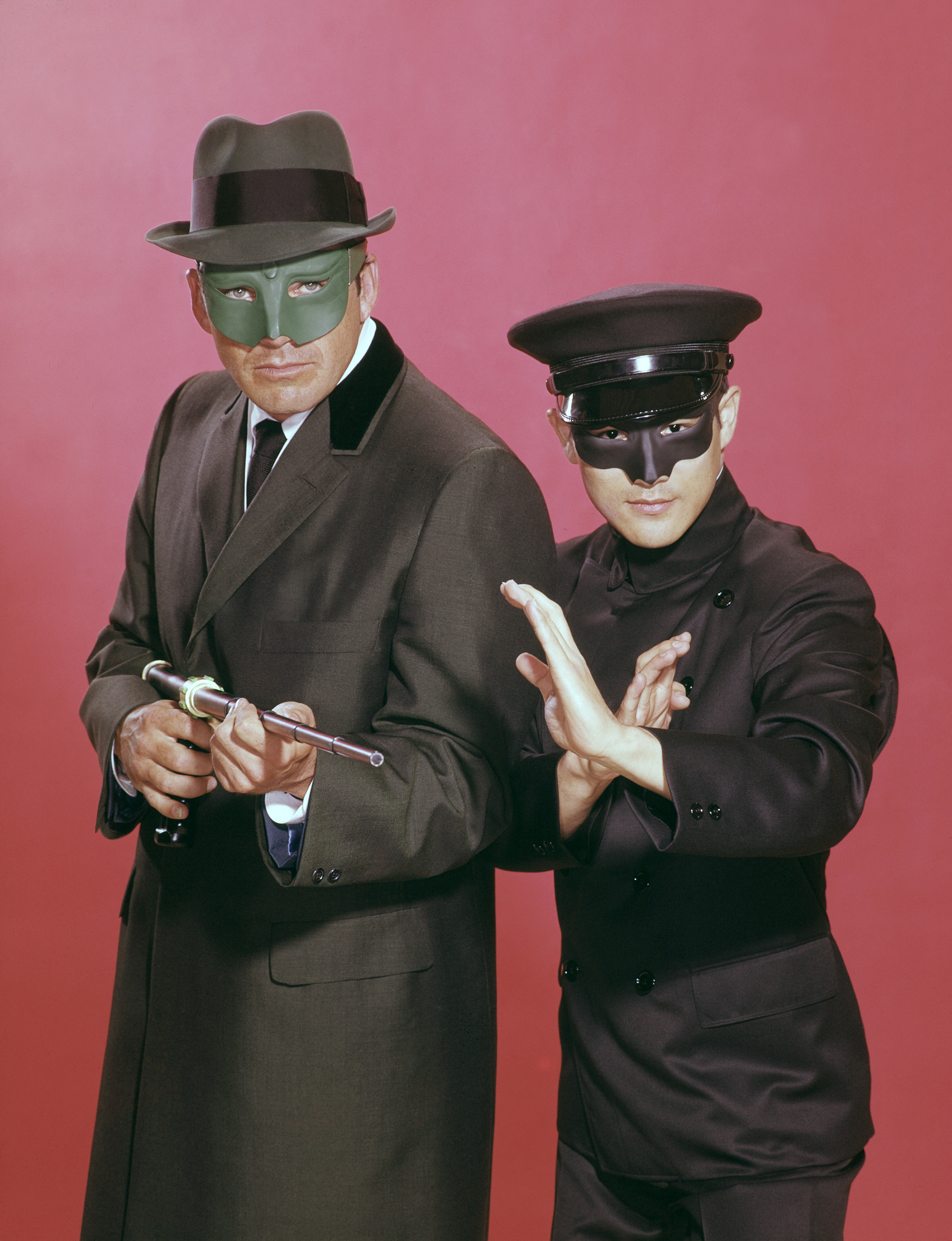 Bruce Lee and Van Williams in The Green Hornet (1966)