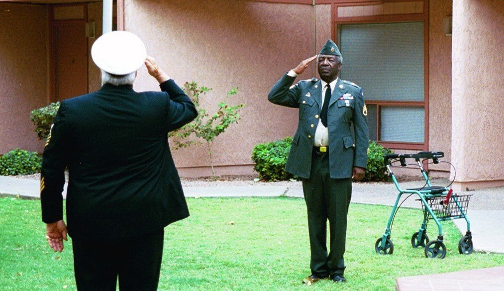 David Huddleston and James McEachin in Reveille (2004)