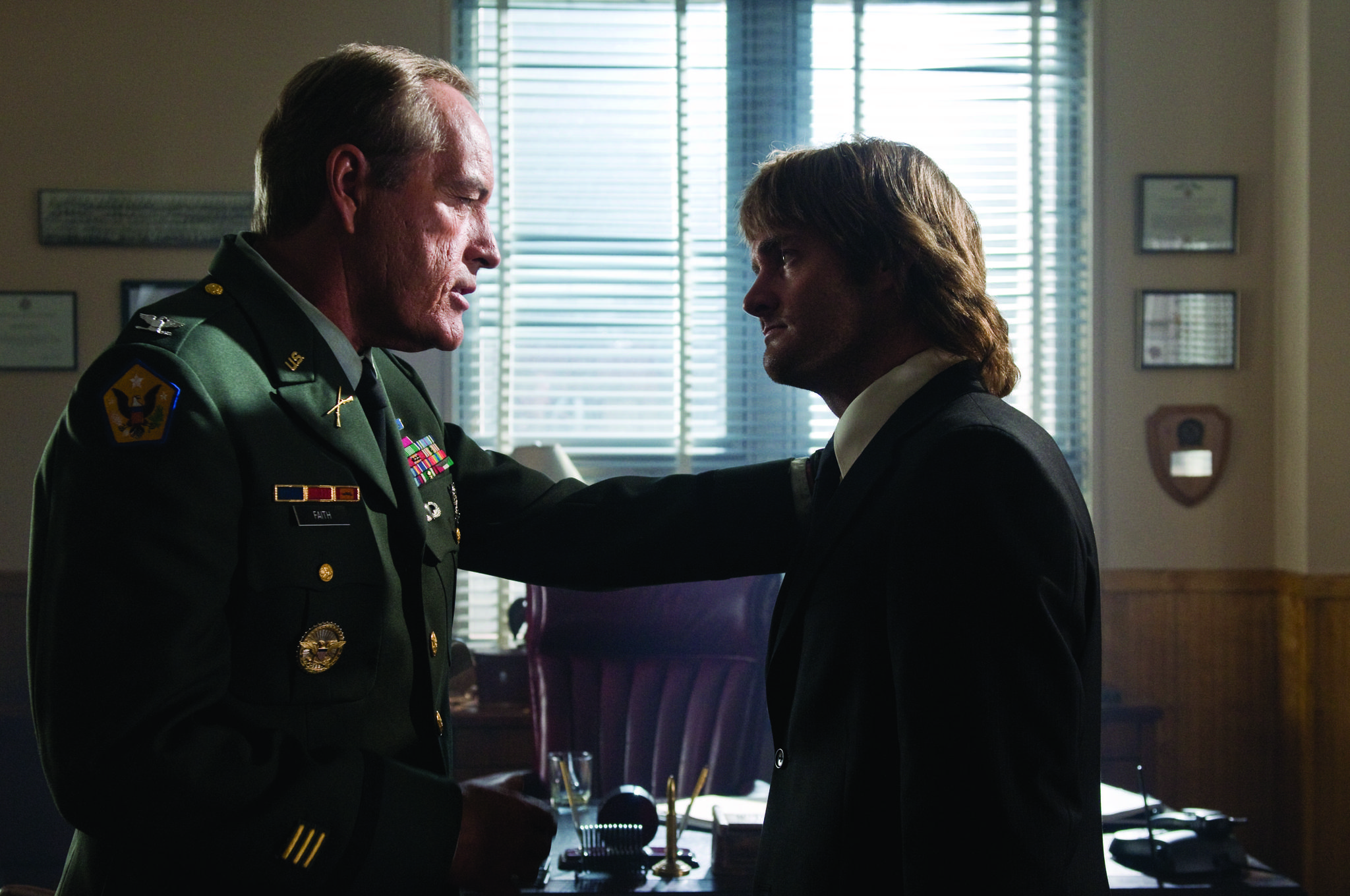 Powers Boothe and Will Forte in MacGruber (2010)