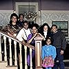 Bill Cosby, Tempestt Bledsoe, Sabrina Le Beauf, Geoffrey Owens, Keshia Knight Pulliam, Phylicia Rashad, and Malcolm-Jamal Warner in The Cosby Show (1984)