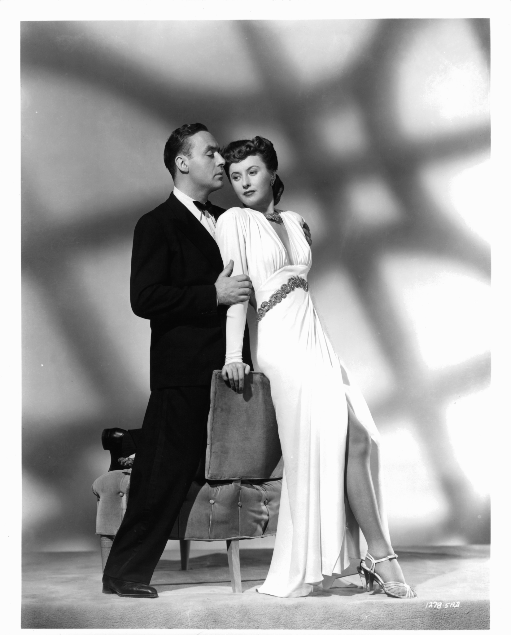 Charles Boyer and Barbara Stanwyck in Flesh and Fantasy (1943)