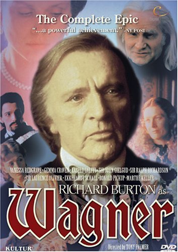 Richard Burton, Vanessa Redgrave, László Gálffi, Marthe Keller, and Ekkehard Schall in Wagner (1983)