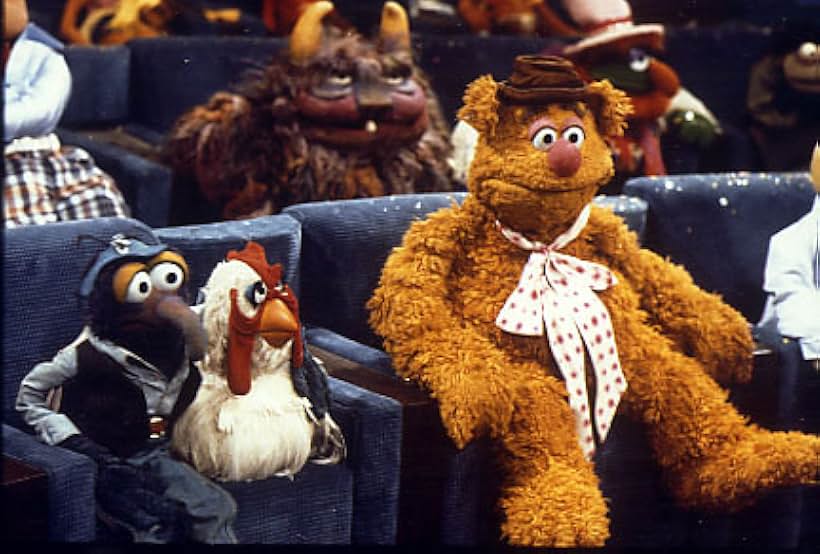 Frank Oz, Jim Henson, Dave Goelz, Jerry Nelson, The Great Gonzo, The Muppets, and Fozzie Bear in The Muppet Movie (1979)