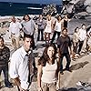 Naveen Andrews, Daniel Dae Kim, Emilie de Ravin, Matthew Fox, Jorge Garcia, Josh Holloway, Yunjin Kim, Dominic Monaghan, Terry O'Quinn, Harold Perrineau, Ian Somerhalder, Maggie Grace, Malcolm David Kelley, and Evangeline Lilly in Lost (2004)