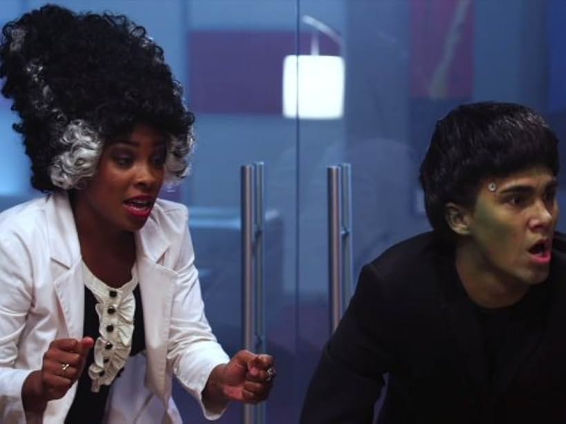 Carlos PenaVega and Tanya Chisholm in Big Time Rush (2009)