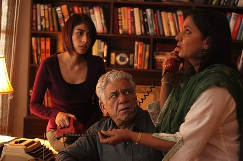 Shabana Azmi, Om Puri, and Meesha Shafi in The Reluctant Fundamentalist (2012)