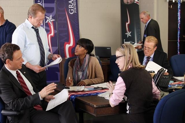 Tony Goldwyn, Gregg Henry, Jeanette Brox, and Kerry Washington in Scandal (2012)