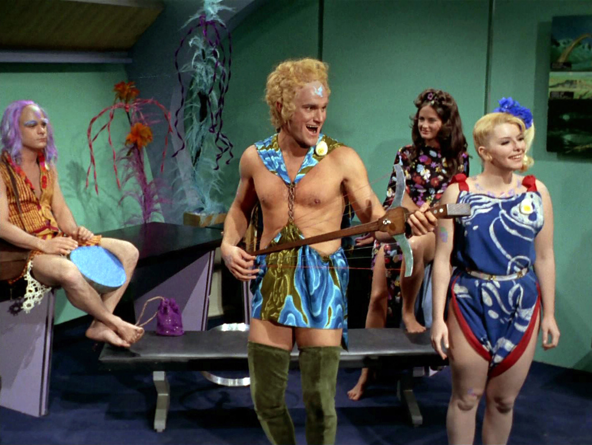 Victor Brandt, Deborah Downey, Charles Napier, and Mary Linda Rapelye in Star Trek (1966)