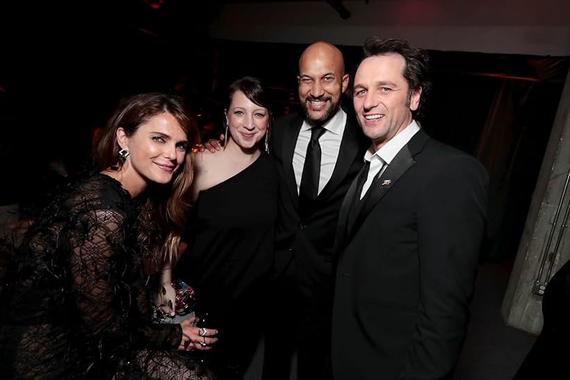 Keri Russell, Elle Key, Matthew Rhys, and Keegan-Michael Key at an event for The 69th Primetime Emmy Awards (2017)