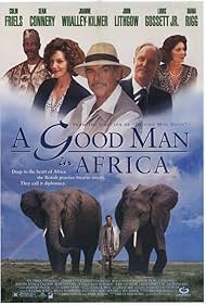 Sean Connery, Joanne Whalley, Louis Gossett Jr., John Lithgow, Diana Rigg, and Colin Friels in A Good Man in Africa (1994)