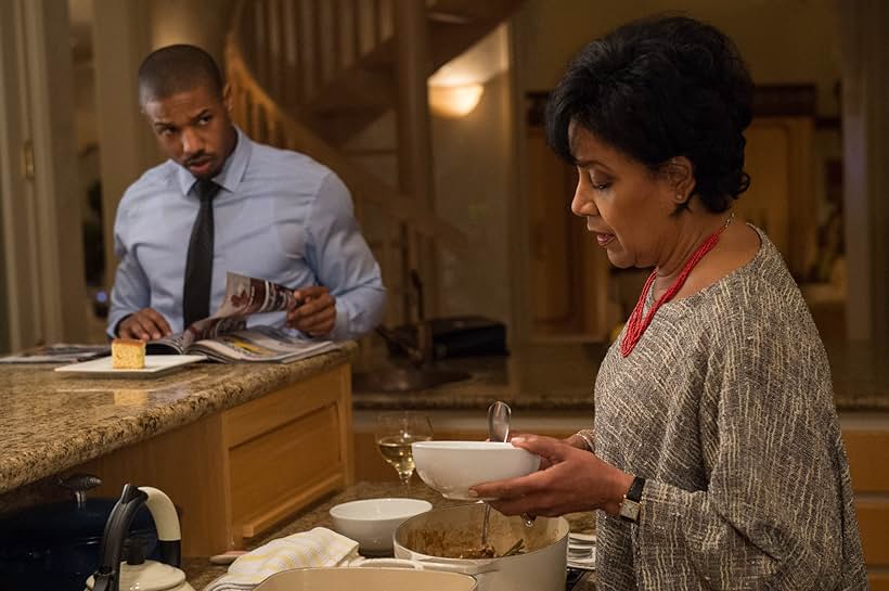 Michael B. Jordan and Phylicia Rashad in Creed (2015)