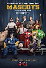 Parker Posey, Ed Begley Jr., Don Lake, Jane Lynch, Christopher Moynihan, Chris O'Dowd, Tom Bennett, Sarah Baker, and Zach Woods in Mascots (2016)