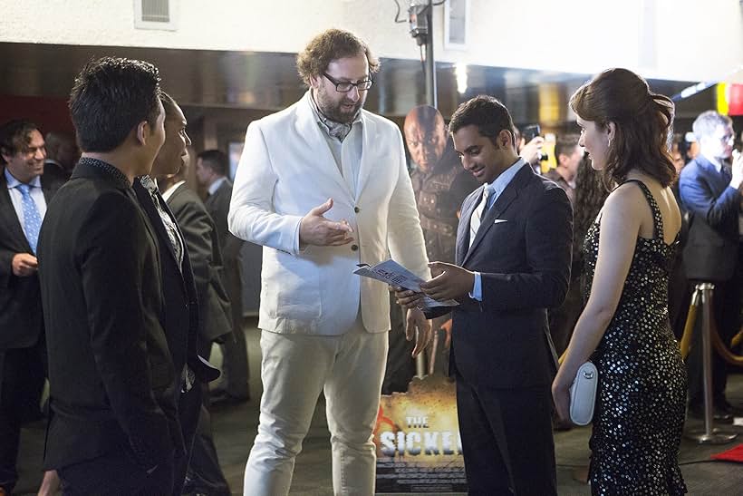 Kelvin Yu, Eric Wareheim, Aziz Ansari, Lena Waithe, and Noël Wells in Master of None (2015)